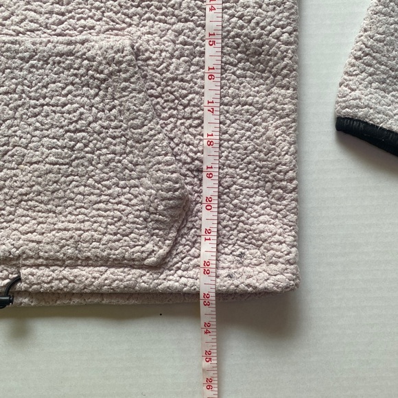 PINK Victoria’s XS Secret Boyfriend Quarter‎ Zip Sherpa Jacket - Picture 5 of 8